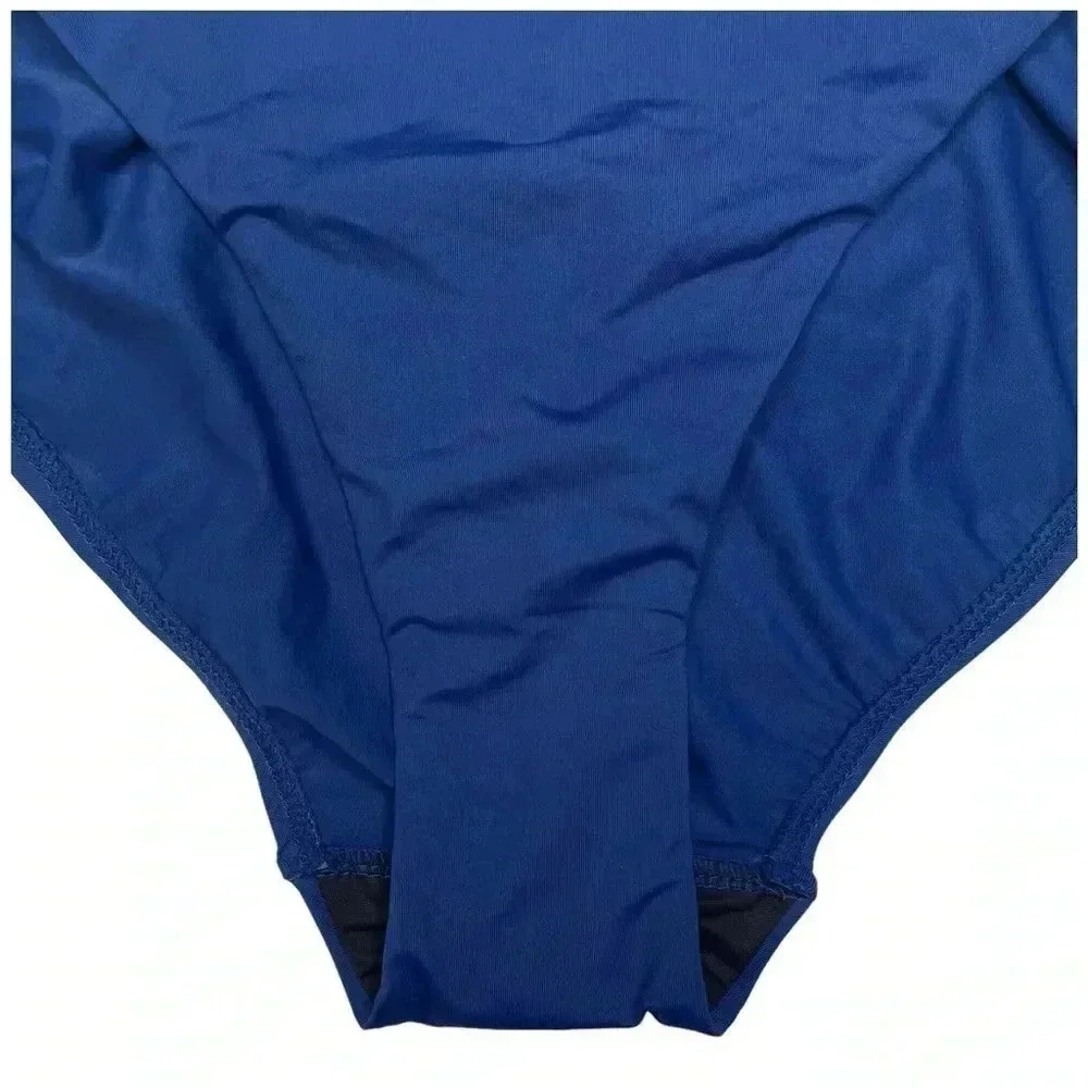 Lauren Ralph Lauren Sapphire Tummy Control Womens Bikini Swim Bottoms Size 12 - Picture 5 of 15